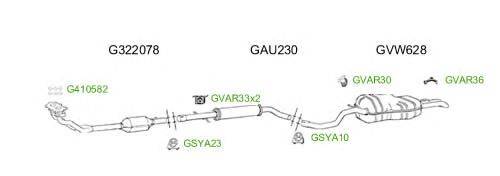 Система выпуска ОГ GT Exhaust 4820