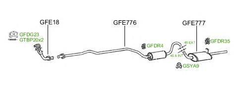 Система выпуска ОГ GT Exhaust 563