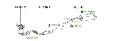 Система выпуска ОГ GT Exhaust 618