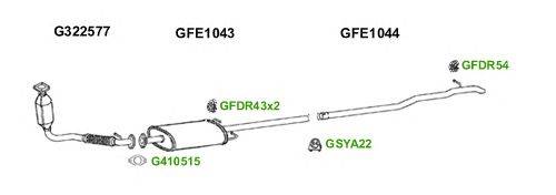 Система выпуска ОГ GT Exhaust 6388