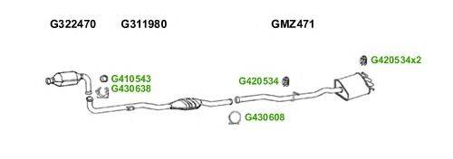 Система выпуска ОГ GT Exhaust 6585