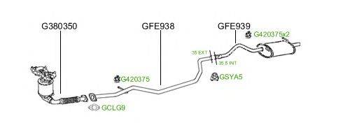 Система выпуска ОГ GT Exhaust 703