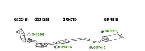 Система выпуска ОГ GT Exhaust 7505