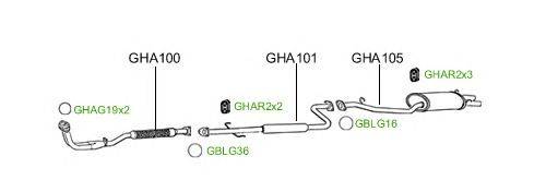 Система выпуска ОГ GT Exhaust 898