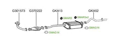 Система выпуска ОГ GT Exhaust 999