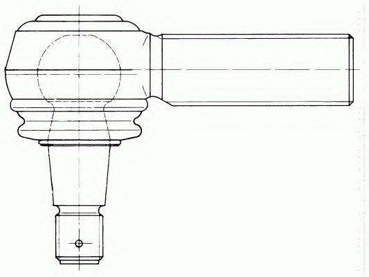 Угловой шарнир, продольная рулевая тяга LEMFÖRDER 11389 01