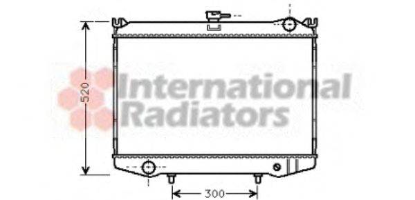 Радиатор, охлаждение двигателя NRF 506842