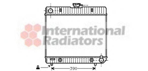 Радиатор, охлаждение двигателя VAN WEZEL 30002043