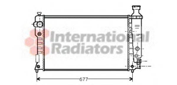 Радиатор, охлаждение двигателя 4SEASONS 122056