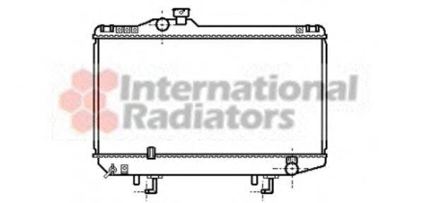 Радиатор, охлаждение двигателя VAN WEZEL 53002107