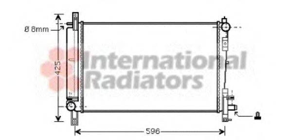 Радиатор, охлаждение двигателя 4SEASONS 105028