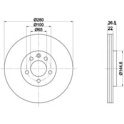 Тормозной диск TEXTAR 92082303