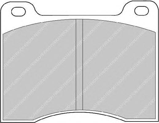 Комплект тормозных колодок, дисковый тормоз Brake ENGINEERING PA1232