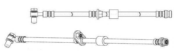 Тормозной шланг FERODO FHY2787