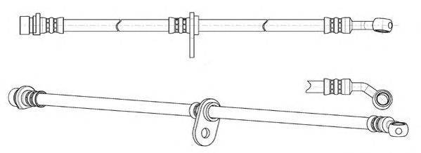 Тормозной шланг FERODO FHY2807