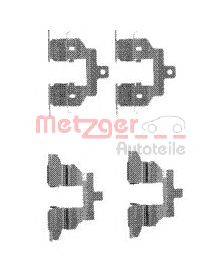 Комплектующие, колодки дискового тормоза METZGER 1091737