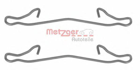 Комплектующие, колодки дискового тормоза METZGER 109-1121