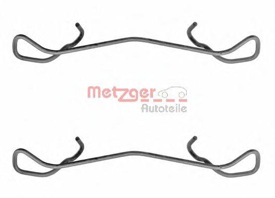 Комплектующие, колодки дискового тормоза METZGER 1091189