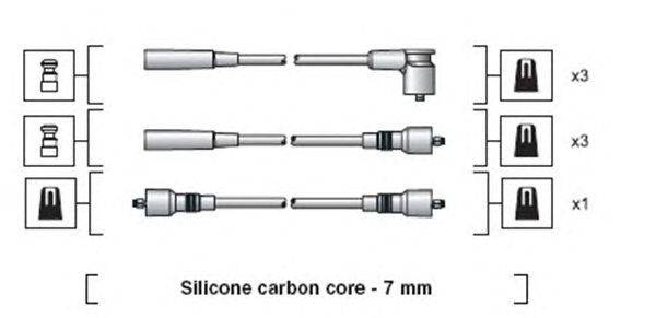 Комплект проводов зажигания MAGNETI MARELLI 941318111141