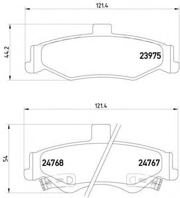 Комплект тормозных колодок, дисковый тормоз HELLA 8DB 355 013-391