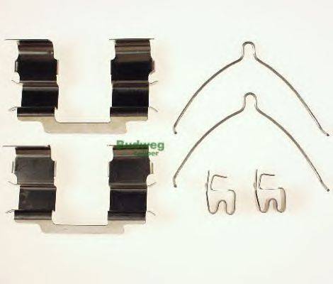 комплект принадлежностей, тормозной суппорт BUDWEG CALIPER 418114