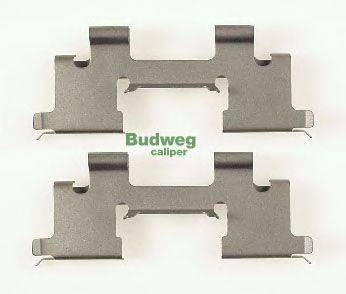 комплект принадлежностей, тормозной суппорт BUDWEG CALIPER 418128