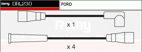 Комплект проводов зажигания DELCO REMY DRL230