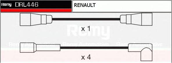 Комплект проводов зажигания DELCO REMY DRL446