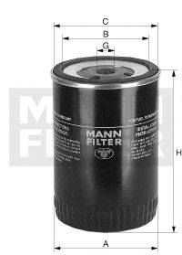 Топливный фильтр MANN-FILTER WK 8001