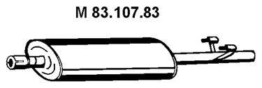 Средний глушитель выхлопных газов EBERSPÄCHER 83.107.83