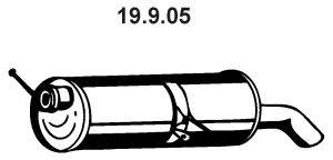 Глушитель выхлопных газов конечный BOSAL 190513
