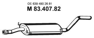 Средний глушитель выхлопных газов EBERSPÄCHER 83.407.82