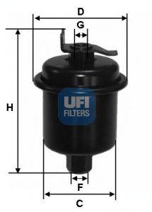 Топливный фильтр UFI 3162100
