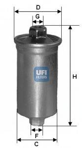 Топливный фильтр UFI 31.699.00