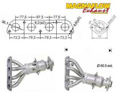 Катализатор MAGNAFLOW 78025