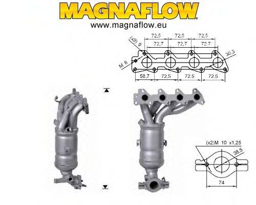 Катализатор MAGNAFLOW 64102