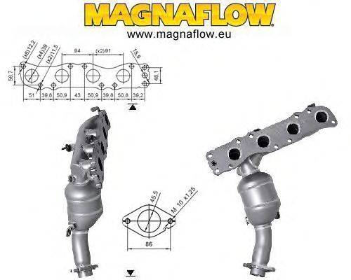 Катализатор MAGNAFLOW 67610