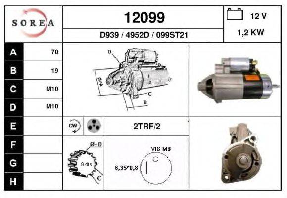 Стартер EAI 12099