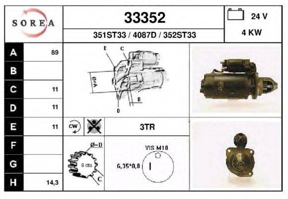 Стартер EAI 33352