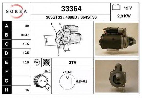 Стартер EAI 33364