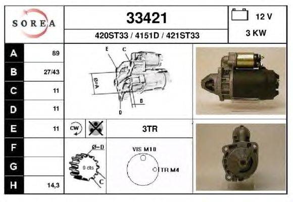 Стартер EAI 33421