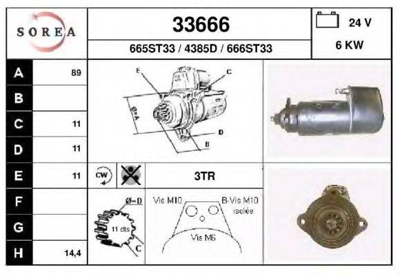 Стартер EAI 33666