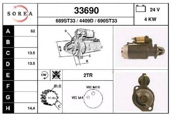 Стартер EAI 33690