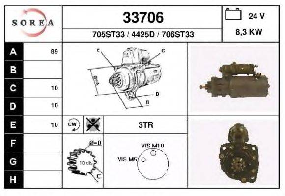 Стартер EAI 33706