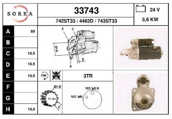 Стартер EAI 33743