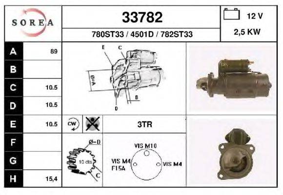 Стартер EAI 33782