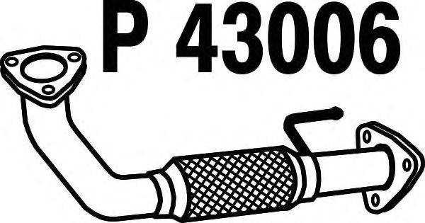 Труба выхлопного газа FENNO 43006