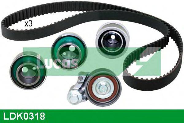 Комплект ремня ГРМ LUCAS ENGINE DRIVE LD0119