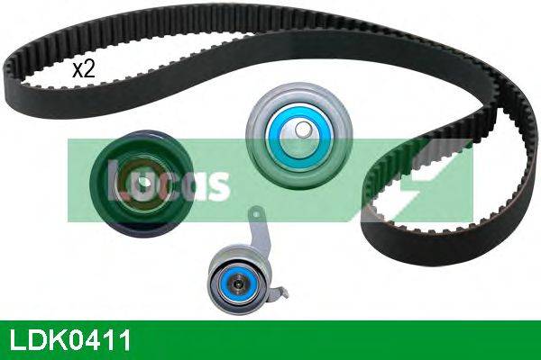 Комплект ремня ГРМ LUCAS ENGINE DRIVE LDK0411