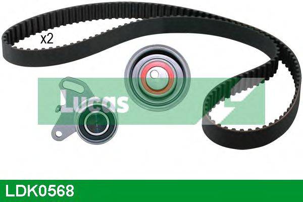 Комплект ремня ГРМ LUCAS ENGINE DRIVE LDK0568